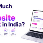 website cost in india.
